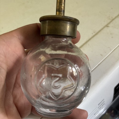 Ancienne burette huile - ancienne,