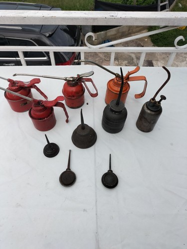 Lot anciennes burettes a - burettes,