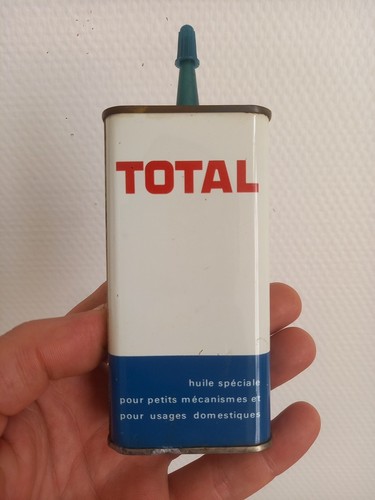 Total burette huile tole - burette,